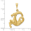 10k Capricorn Zodiac Charm