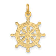 10k Ships Wheel Charm