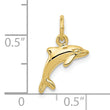 10k Dolphin Pendant