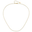 14K Adjustable  1mm D/C Cable Chain