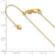 14K Adjustable .55mm Baby Box Chain