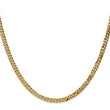 14K 3.9mm Flat Beveled Curb Chain