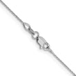 14K White Gold .85 mm D/C Cable Chain - Birthstone Company