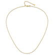 14K Adjustable  1.25mm D/C Cable Chain