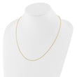 14K Adjustable  1.25mm D/C Cable Chain