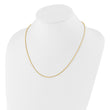 14K Adjustable 1.5mm Wheat Chain
