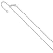 14K White Gold Adjustable 1.3mm D/C Wheat Chain 22 in - Birthstone Company
