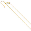 14K Adjustable .7mm Baby Box Chain