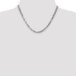 14K White Gold 4.5mm Flat Beveled Curb Chain - Birthstone Company