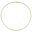 14K 1.5mm D/C Neckwire Necklace