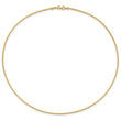 14K 1.5mm D/C Neckwire Necklace