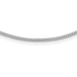 14K White 1.5mm D/C Neckwire Necklace 16 in - Birthstone Company