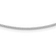 14K White 1.5mm D/C Neckwire Necklace 18 in - Birthstone Company