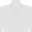 14K White Gold 1.05mm D/C Cable Chain - Birthstone Company