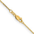 14K 1.4mm D/C Cable Chain
