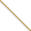 14K 1.4mm D/C Cable Chain