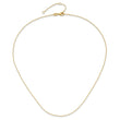 14k 1.1mm D/C Cable 1in+1in Adjustable Chain