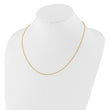 14k 1.5mm D/C Loose Rope 1in+1in Adjustable Chain