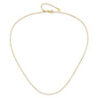 14K Adjustable .95mm Sparkle Singapore Chain