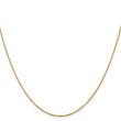 14K 1.1mm Flat Cable Chain