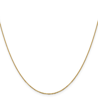 14K 1.1mm Flat Cable Chain