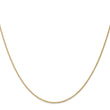 14K 1mm Spiga (Wheat) Chain