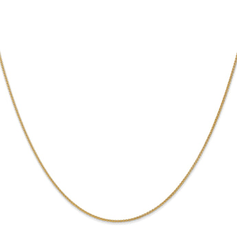 14K 1mm Spiga (Wheat) Chain