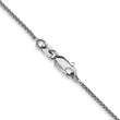 14K White Gold 1mm Spiga (Wheat) Chain