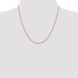 14K 1mm Sparkle Singapore Chain