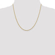 14K 1.3mm Sparkle Singapore Chain