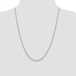 14K White Gold 1.6mm Sparkle Singapore Chain