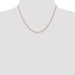 14K 1.2mm Spiga (Wheat) Chain