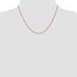 14K 1.2mm Spiga (Wheat) Chain