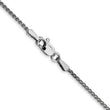 14K White Gold 1.2mm Spiga (Wheat) Chain