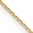 18K 1.15mm D/C Cable Chain