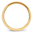 10k Yellow Gold 4mm Beveled Edge Comfort Fit Wedding Band Size 4