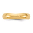 10k Yellow Gold 5mm Standard Weight Comfort Fit Wedding Band Size 4