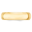 10k Yellow Gold 6mm Standard Weight Comfort Fit Wedding Band Size 4