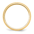 10k Yellow Gold 5mm Half Round Wedding Band Size 4