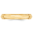 10k Yellow Gold 4mm Half Round with Edge Wedding Band Size 4