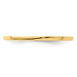 10K Yellow Gold 1.2mm Flat Polished Stackable Band Size 4