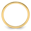 10K Yellow Gold 1.2mm Beaded Stackable Band Size 4