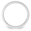 10K White Gold 1.2mm Criss-Cross Pattern Stackable Band Size 4