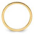 10K Yellow Gold 1.2mm Twisted Wire Pattern Stackable Band Size 4