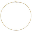 14K 1MM Round Detachable clasp Omega Necklace
