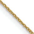 14K .8mm Round Cable Chain
