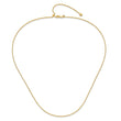 14K Adjustable 1mm Wheat Chain