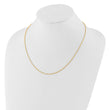14K Adjustable 1.4mm Wheat Chain