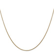 14K .8mm Round Snake Chain