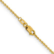 14K 1.4mm Flat Cable Chain